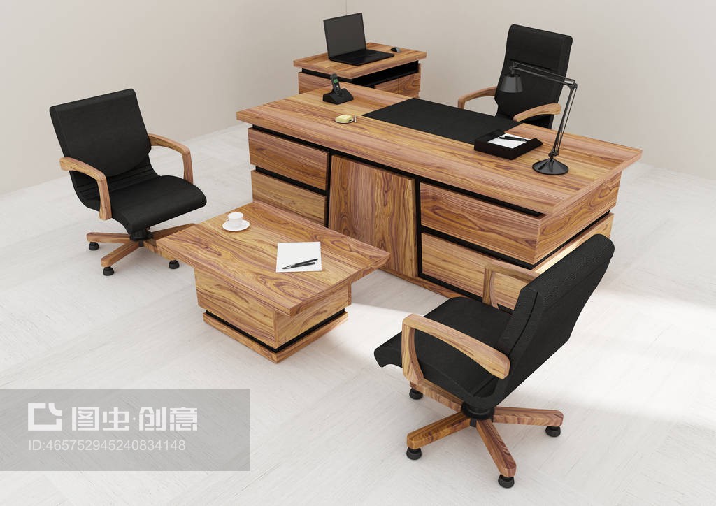 VIP办公家具3D渲染图VIP office furniture 3D rendering